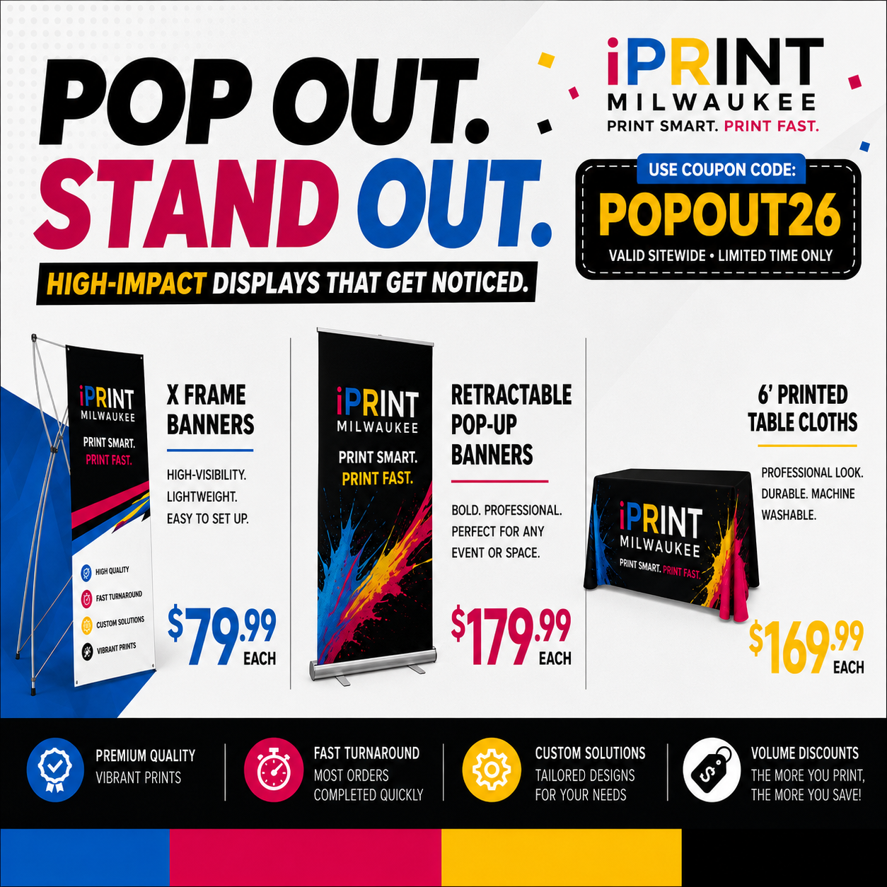 Pop Out. Stand Out.